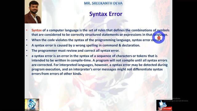 C-58 | Bug| Debug| Exception| Exception Handling| Error | Types of errors | Compile-time Vs Run-tim смотреть онлайн