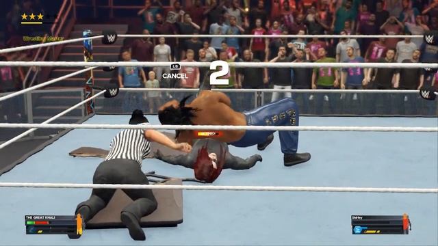 ☀️Full Match | The Great Khali Vs Shirley : WWE2K Nov 19, 2023