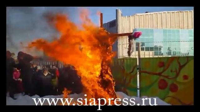 СОЖЖЕНИЕ ЗИМЫ В НЕФТЕЮГАНСКЕ смотреть онлайн