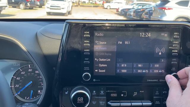 Setting stereo on 2020 Toyota Highlander Hybrid смотреть онлайн