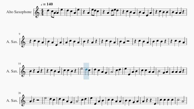 SUPER EASY Alto Sax Sheet Music: How to play Immortals by Fall Out Boy смотреть онлайн