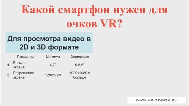 Какой смартфон подойдет для очков виртуальной реальности? смотреть онлайн