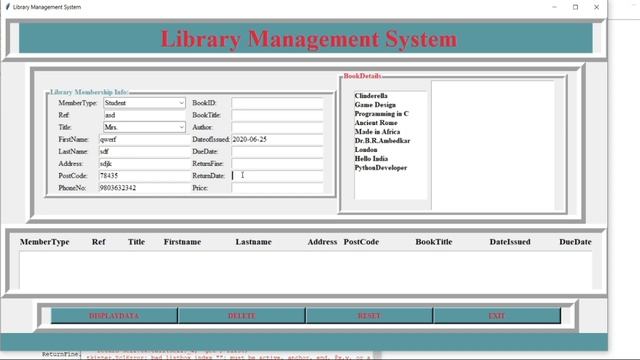 Simple Library Management System In Python With Source Code | Source Code & Projects смотреть онлайн