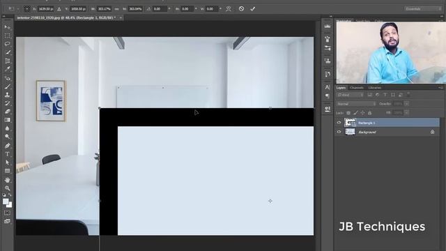 The Rectangle Tool in Adobe Photoshop - The Basic Series - Urdu / Hindi смотреть онлайн