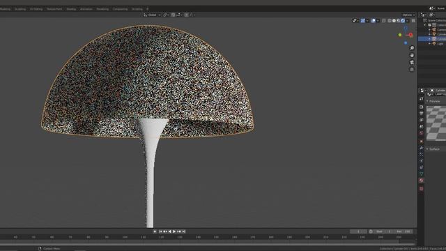 4. Blender Modelling Time lapse | Louis Poulsen Panthella Lamp смотреть онлайн