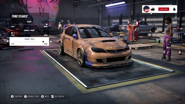 Rebuilding a SUBARU IMPREZA WRX STI NFS HEAT LOGITECH G29 Gameplay смотреть онлайн
