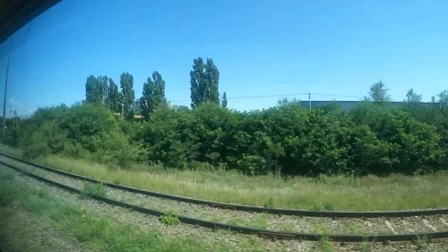Россия из окна поезда. Россошь - Мичуринск смотреть онлайн