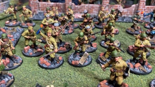 Showcase: 28mm Stalingrad Soviet army for Bolt Action