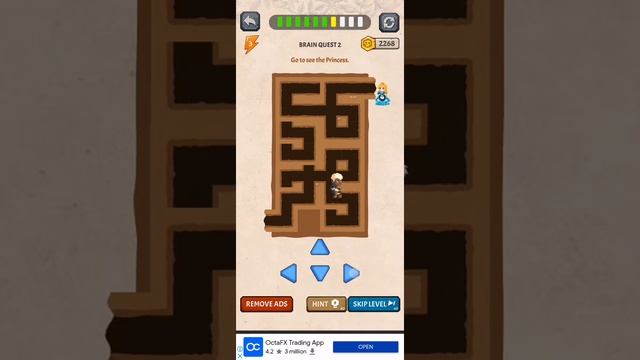 Brain quest 2 (How to Loot) Level go to see the princess Walkthrough Solution смотреть онлайн