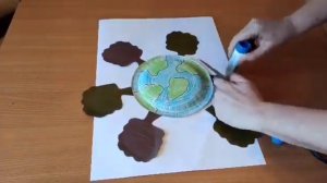 Кружок самоделкин.Аппликация. День земли..