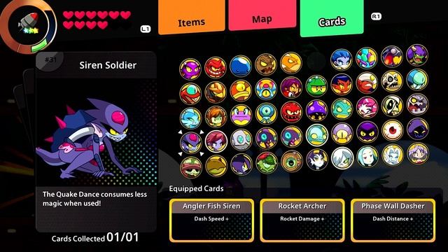 ALL MONSTER CARDS / Shantae and the Seven Sirens / 100% Guide Tutorial смотреть онлайн