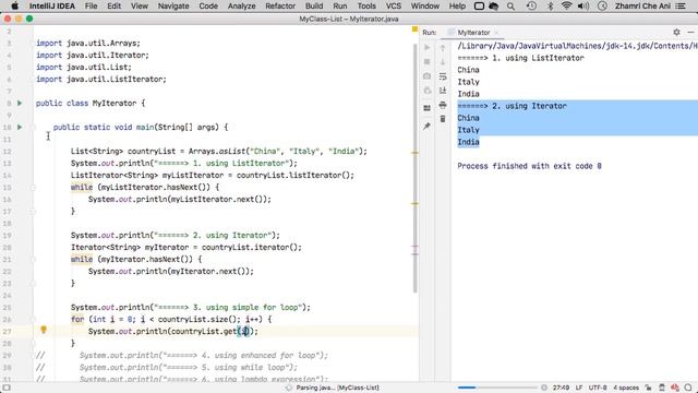Seven (7) ways how to iterate ArrayList in Java смотреть онлайн