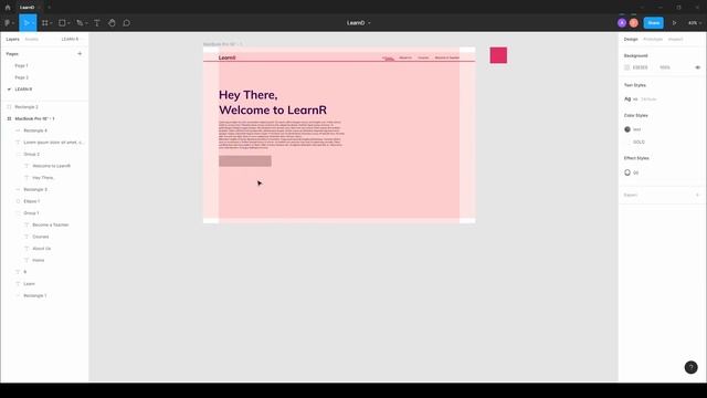 LearnR Landing Page UI design(figma,XD) смотреть онлайн