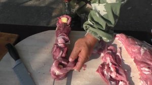 Шашлык с картофелем на шампурах. Вкусный и простой рецепт шашлыка на углях. Шашлык из свинины