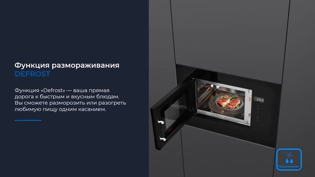 Встраиваемая микроволновая печь ZUGEL ZMO201B смотреть онлайн