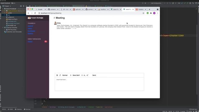 Ep1 Slack Chat Private Group Application Using (Laravel and Vuejs) смотреть онлайн