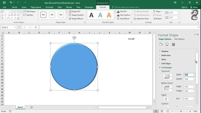 How to create 3D Sphere in Excel смотреть онлайн