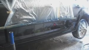 Как подготовить и покрасить низа дверей,порог и заднюю арку в Форд Фокус 2 2006г