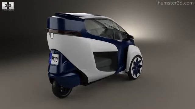 Toyota i-Road 2013 by 3D model store Humster3D.com смотреть онлайн
