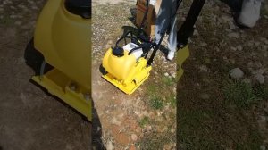 Первый запуск виброплиты