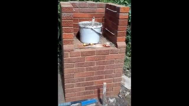 Уличная печь-мангал-коптильня из кирпича своими руками, чертежи прилагаются. смотреть онлайн