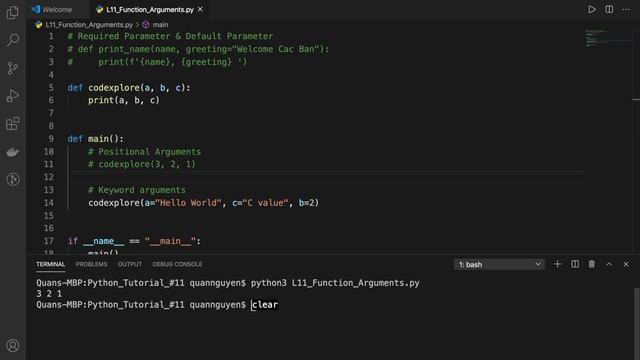 Tìm hiểu về Hàm, *args và **kwargs trong Python | Lập Trình Python Cơ Bản #11 смотреть онлайн