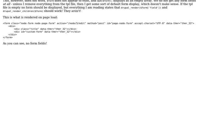 Drupal: Theming Node Edit Forms смотреть онлайн