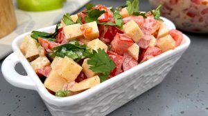 Салат "Наргиз", не могу отказаться! Уж очень ВКУСНЫЙ салат,а в составе всего 3 простых продукта