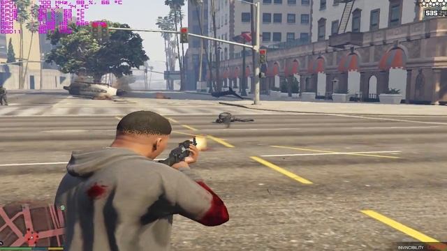 GTA V on Intel Core 2 Quad Q8400 & Nvidia GT730 смотреть онлайн