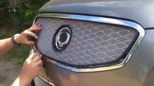 Защитная решетка радиатора SsangYong New Actyon C200 инструкция по установке