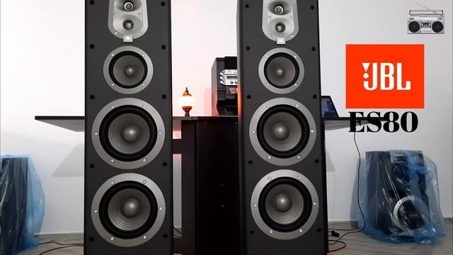 JBL ES 80 TOWER SPEAKERS BASS BLAST TEST | BASS REFLEX CABINETS смотреть онлайн