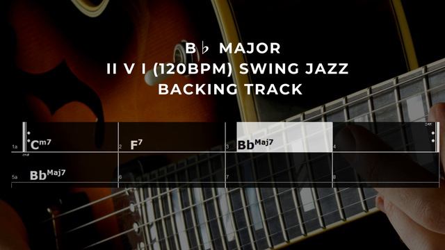 Bb:  Cm7  F7 Bbmaj7 (120bpm) Swing Jazz  Backing Track