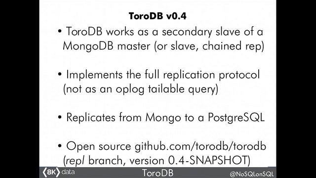 Breakout Session Presented by Alvaro Hernandez of ToroDB at PGConf Silicon Valley 2015 смотреть онлайн