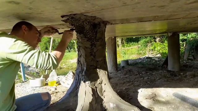 Куриные ножки из арт-бетона, процесс изготовления! смотреть онлайн