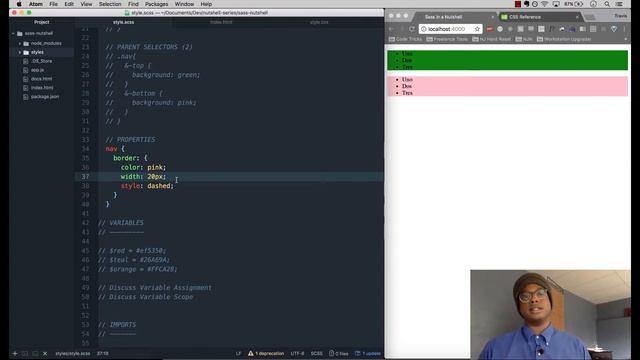 Learn Sass for Beginners: 2 - Parent Selector смотреть онлайн