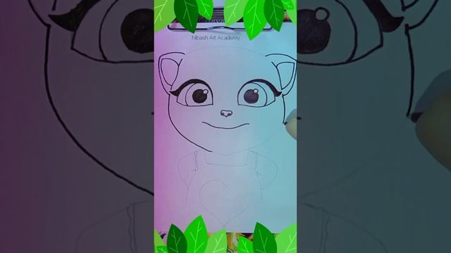 My Talking Angela Drawing | Easy Drawing ?✌️ #art #drawing #mytalkingangela смотреть онлайн