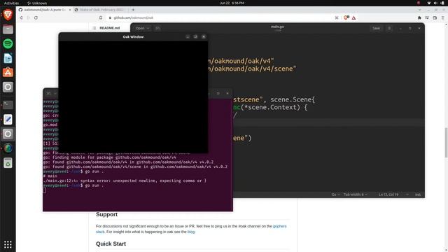 Oak - A Pure Go Game Engine смотреть онлайн