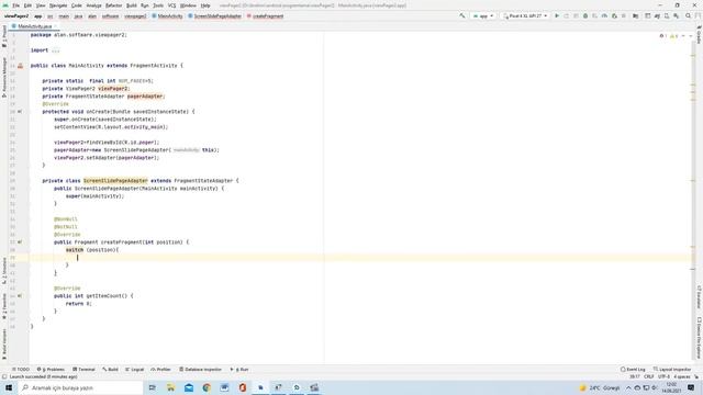 ViewPager2 && Fragment - Android Studio/JAVA
