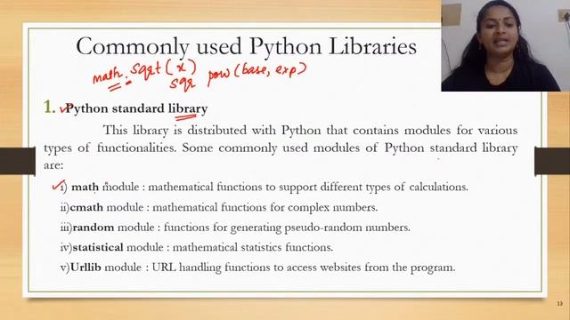 Using Python Libraries | Importing Modules in a Python Program | Computer Science | 12th CBSE смотреть онлайн