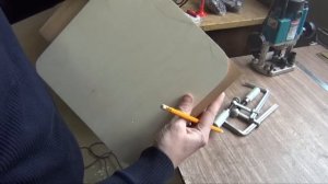 Работа ручным фрезером по шаблону