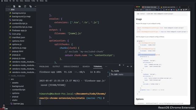 ReactJS Chrome Extension - Injecting External Files смотреть онлайн