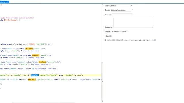 PHP Form Validation Using Function #5 смотреть онлайн