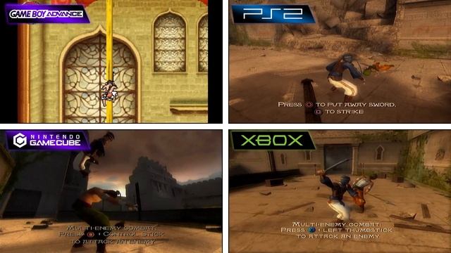 Prince of Persia The Sands of Time (2003) GBA vs PS2 vs GameCube vs XBOX (Graphics Comparison) смотреть онлайн