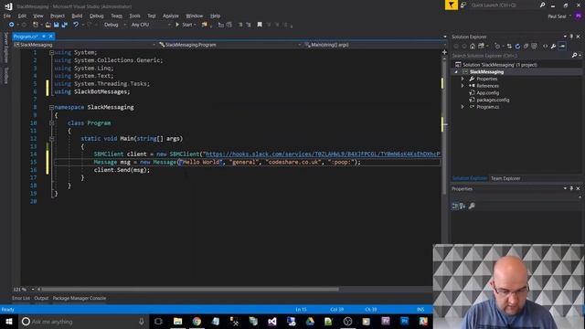 Slack Bot Messages NuGet Package. Send Messages to Slack using C# Code. смотреть онлайн