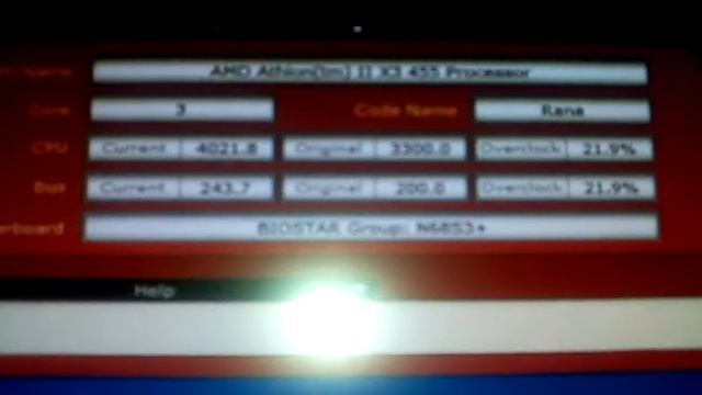 amd athlon x3 455 overclocked to 4021 mhz biostar n68s3+ смотреть онлайн