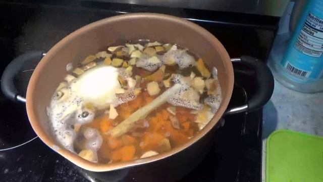ЕДА В США, ЧТО МЫ ЕДИМ В АМЕРИКЕ, СУП С ЛИСИЧКАМИ, БЕЗ ГЛЮТЕНА, GLUTEN FREE CHANTERELLE SOUP, USA