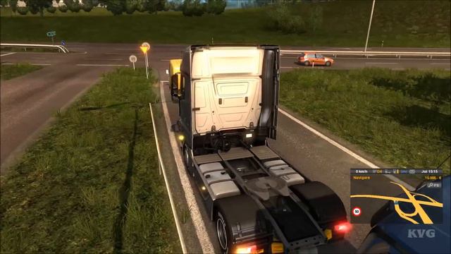 Mercedes-Benz New Actros (MP4) - Euro Truck Simulator 2 - Test Drive Gameplay (PC HD) [1080p] смотреть онлайн