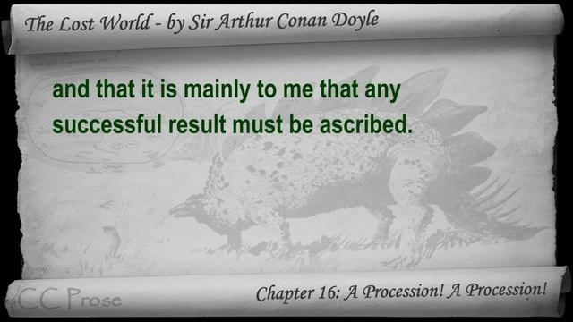 Chapter 16 - The Lost World by Sir Arthur Conan Doyle - A Procession! A Procession! смотреть онлайн