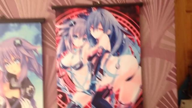 Hyperdimension Neptunia Purple Heart and Iris Heart Wall Scroll смотреть онлайн