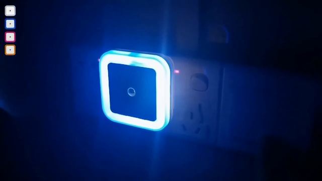 Автоматический Мини LED ночник с датчиком освещенности,110 220 В смотреть онлайн